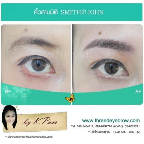 คิ้ว 3 มิติ, เพ้นท์คิ้ว 3 มิติ, คิ้ว 6 มิติ