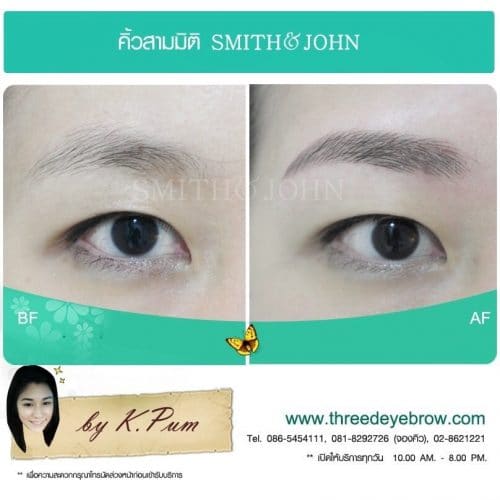 คิ้ว 3 มิติ, เพ้นท์คิ้ว 3 มิติ, คิ้ว 6 มิติ